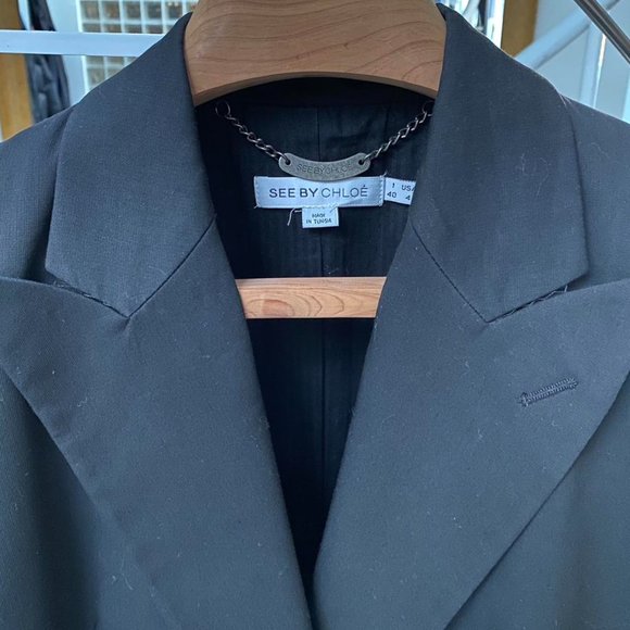 See by Chloe black blazer - Picture 2 of 7